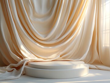 圆形展示台圆形展示台白色1