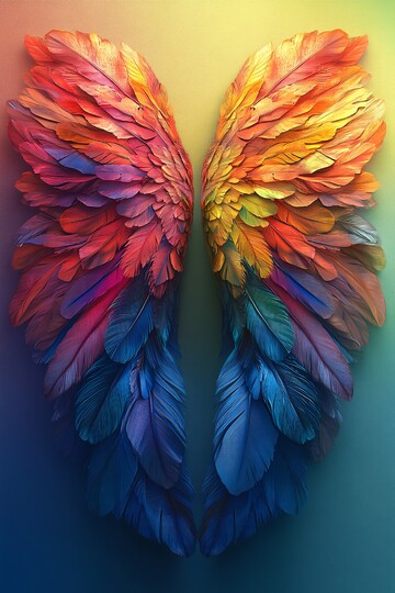 彩虹翅膀彩虹翅膀颜色1