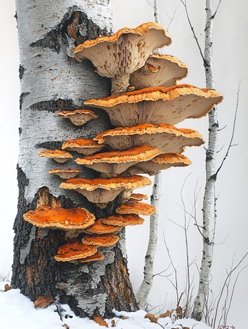 艺术家菌菇菌菇蘑菇真菌