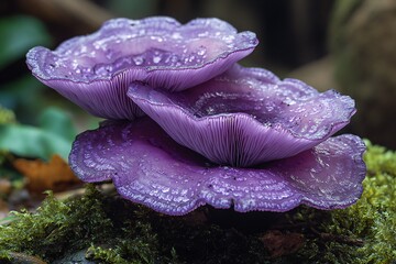 紫色蘑菇紫色蘑菇菌类