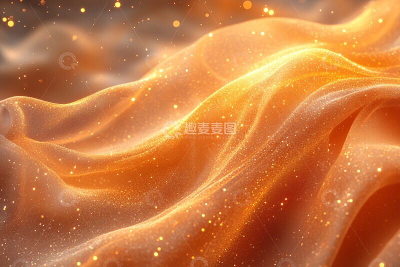 高清大图下载【趣麦麦图】金箔流动面料1