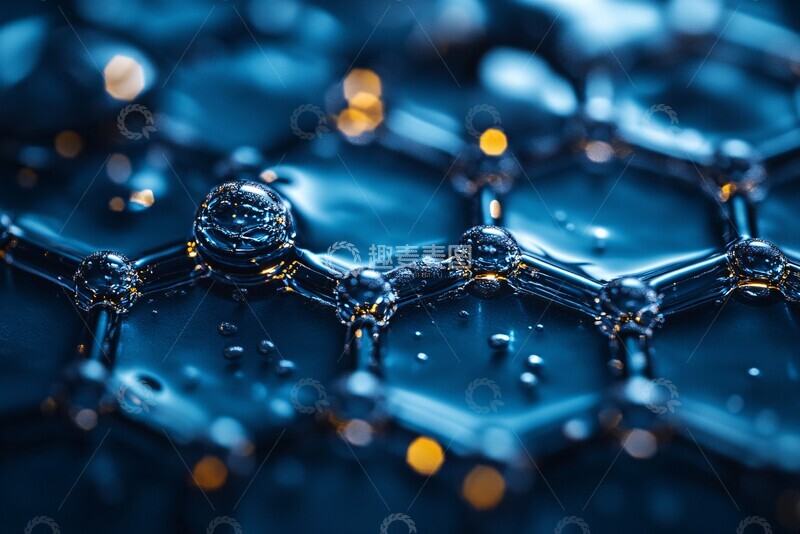 高清大图下载【趣麦麦图】水滴分子结构