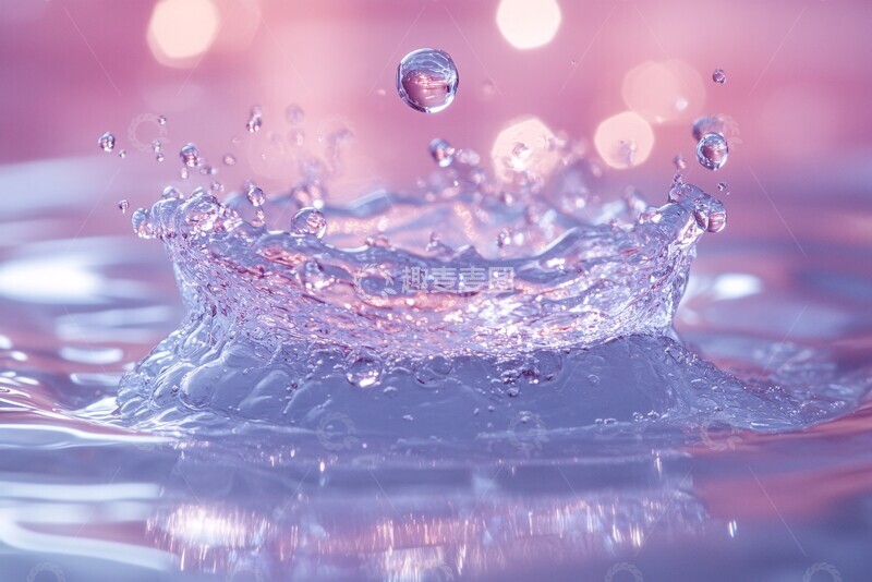 高清大图下载【趣麦麦图】水滴分子科技2