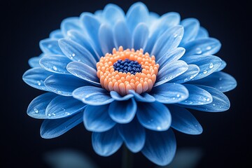 蓝色菊花蓝色菊花自然2