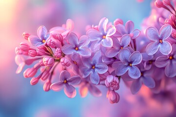 丁香花盛开丁香盛开紫色