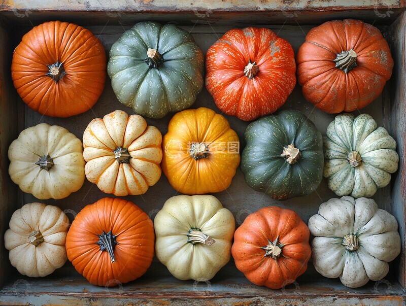 高清大图下载【趣麦麦图】秋日南瓜集秋日南瓜形状5