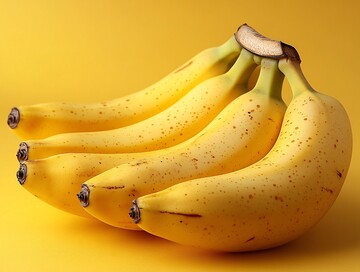 新鲜黄香蕉新鲜香蕉背景