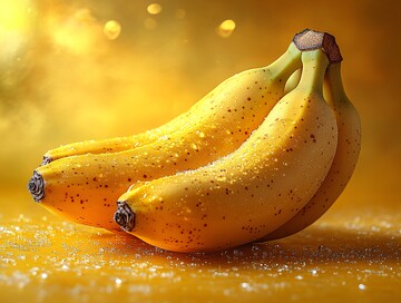 新鲜黄香蕉新鲜香蕉背景1