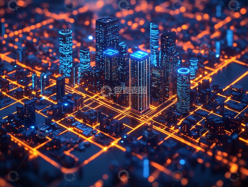 高清大图下载【趣麦麦图】计算机生成城市2