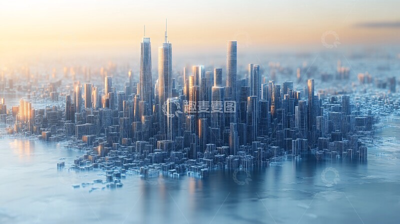 高清大图下载【趣麦麦图】玻璃建筑线构图