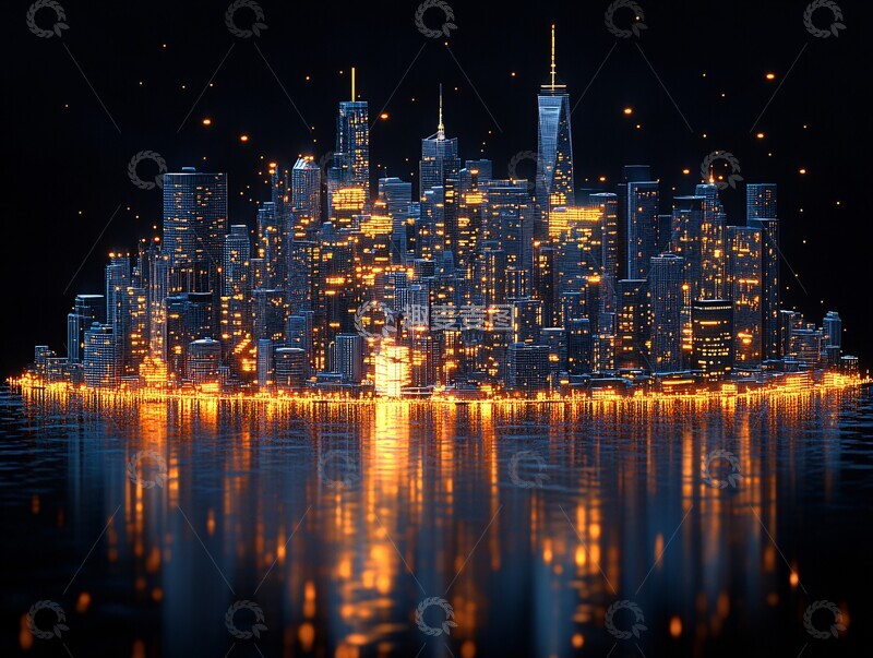 高清大图下载【趣麦麦图】计算机生成城市1