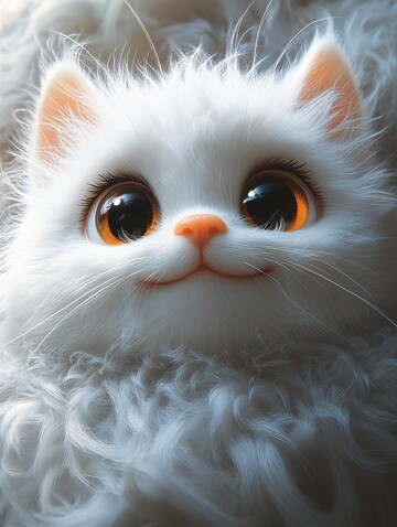 白胖猫渲染渲染眼睛视图1