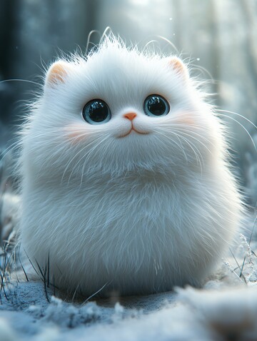 白胖猫渲染渲染眼睛视图