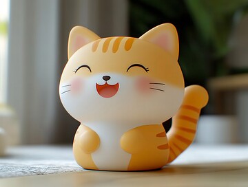 猫形橡胶玩具1