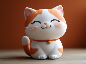 猫形橡胶玩具2