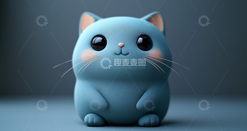 高清大图下载【趣麦麦图】胖猫卡通图标2