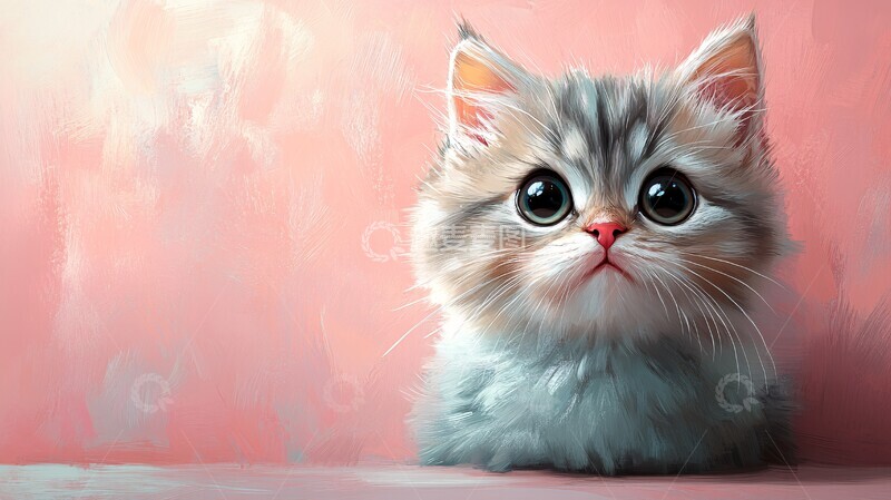 高清大图下载【趣麦麦图】软萌猫坐姿图2