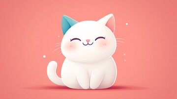 双色耳白猫双色白猫风格2