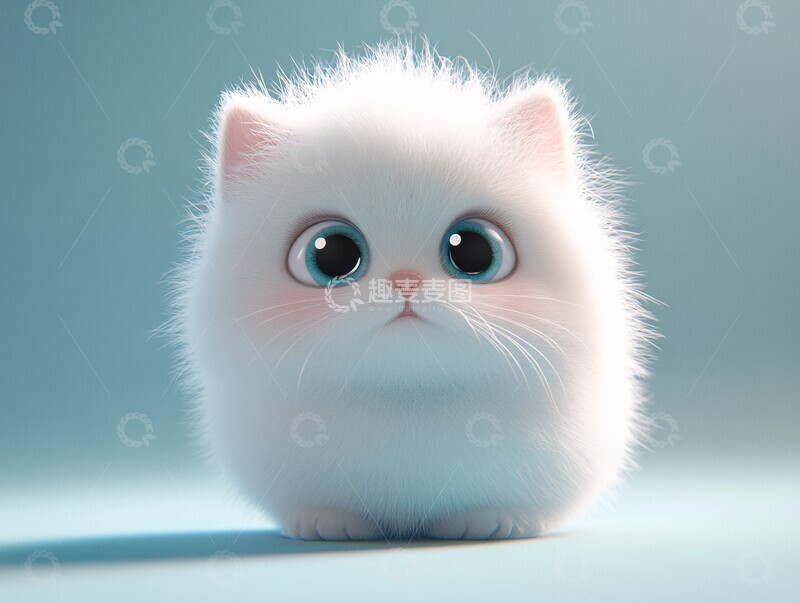 高清大图下载【趣麦麦图】圆肚猫咪圆肚猫咪眼睛2
