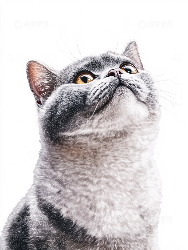 高清大图下载【趣麦麦图】短毛猫快乐瞬间1