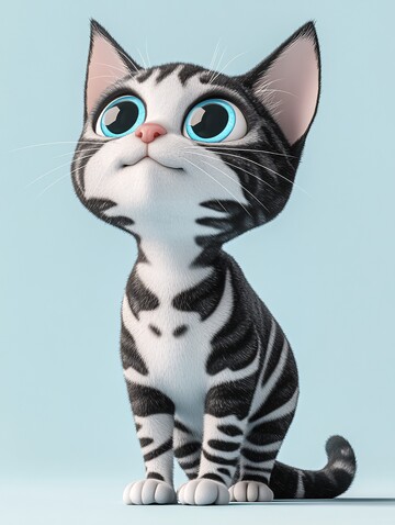 蓝眼短毛猫驱虫1