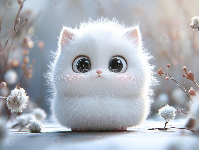 高清大图下载【趣麦麦图】圆肚猫咪圆肚猫咪眼睛1