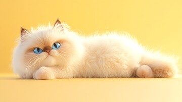 喜马拉雅猫懒洋洋1