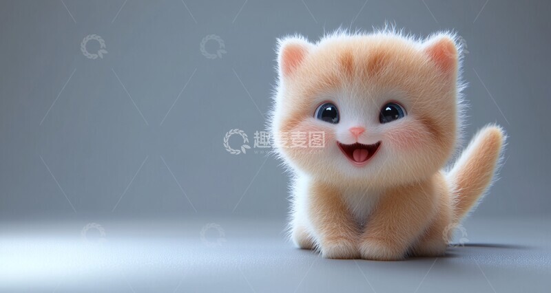高清大图下载【趣麦麦图】可爱猫咪玩偶
