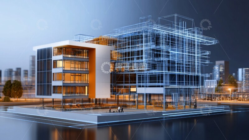 高清大图下载【趣麦麦图】建筑信息建模技术展示1
