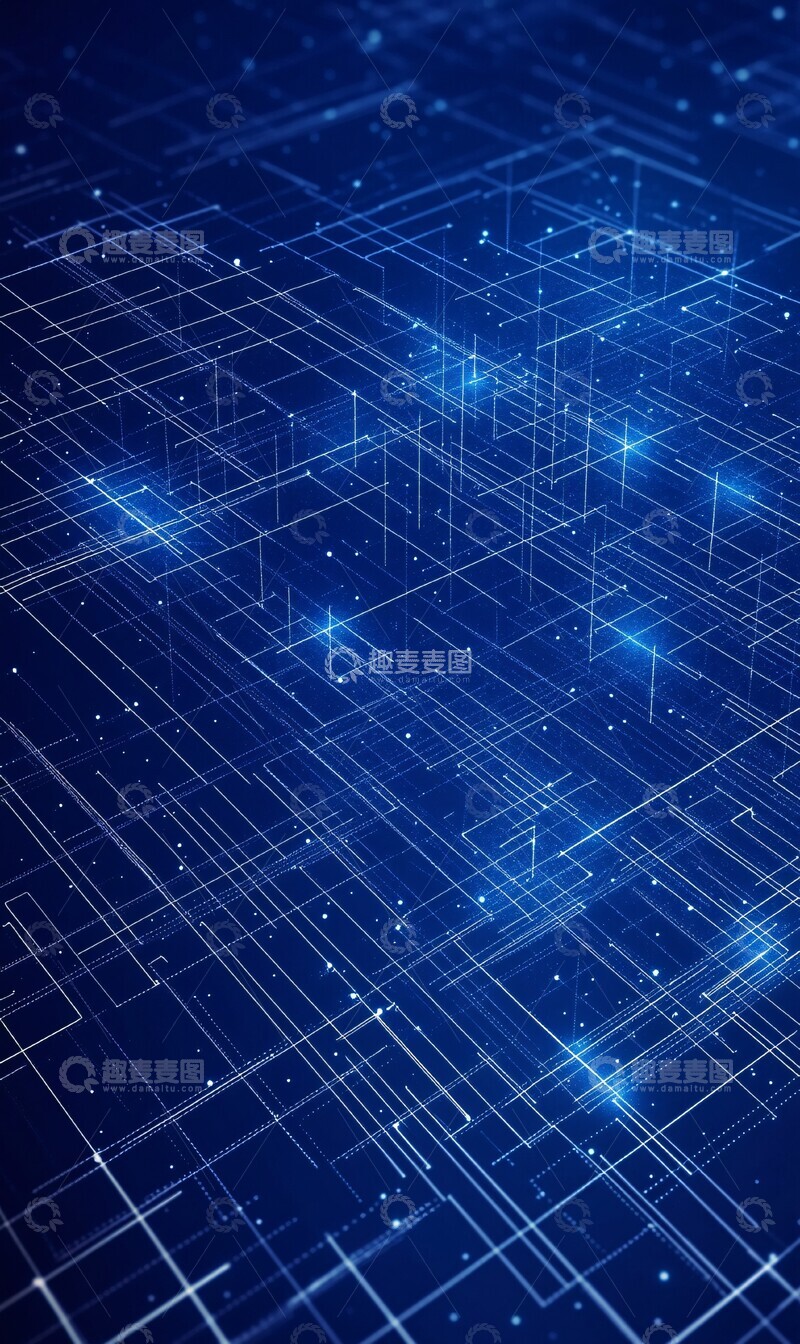 高清大图下载【趣麦麦图】立方坐标蓝图纸2