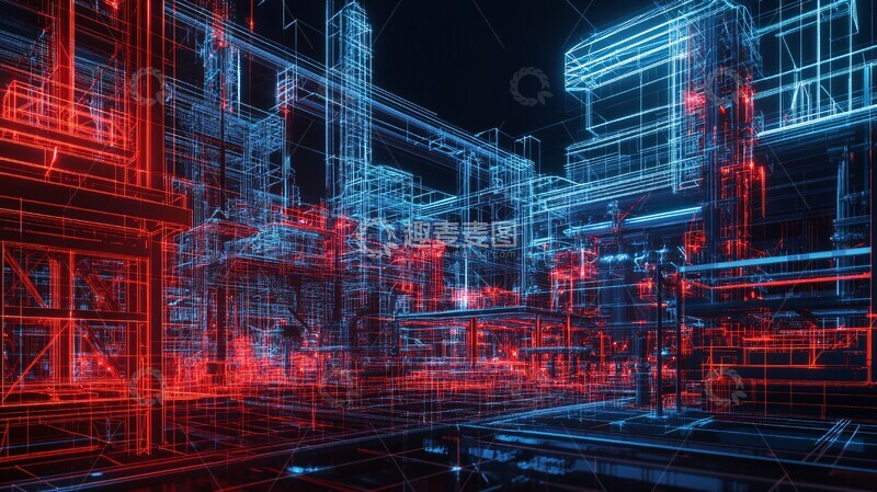 高清大图下载【趣麦麦图】工业设施机械