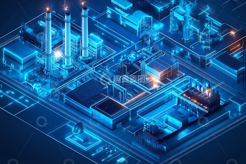 高清大图下载【趣麦麦图】重型工业平面图