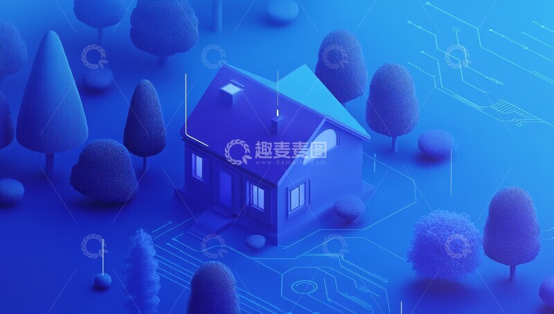 高清大图下载【趣麦麦图】-智能家居与手机1