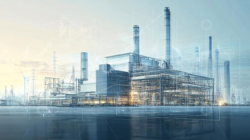 高清大图下载【趣麦麦图】分布式发电工业设计