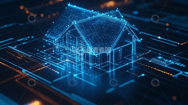 高清大图下载【趣麦麦图】智能家居数据蓝图2