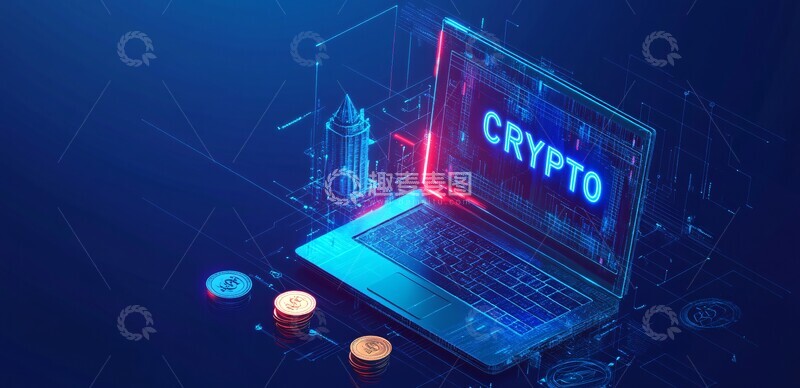 高清大图下载【趣麦麦图】加密货币示意图