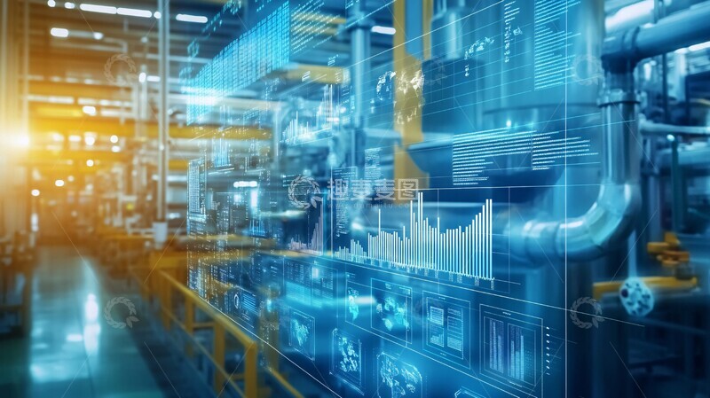 高清大图下载【趣麦麦图】工厂运营数据图1