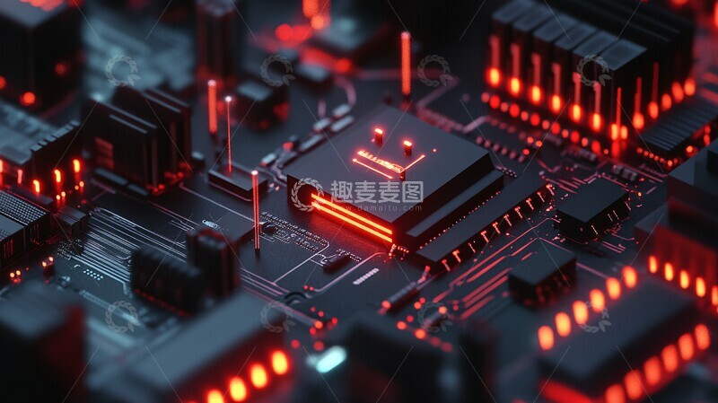 高清大图下载【趣麦麦图】电脑网络连接图