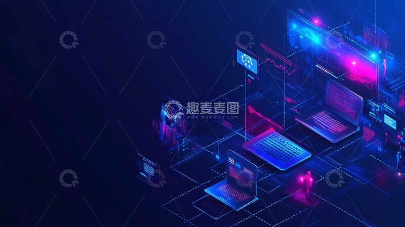 高清大图下载【趣麦麦图】数字协作网络