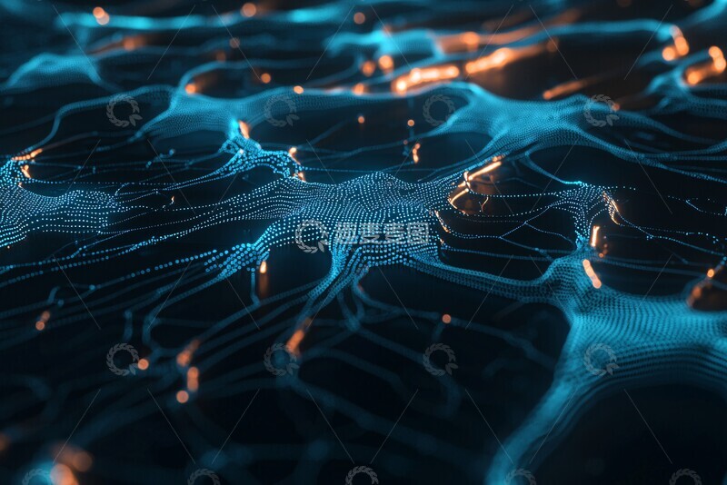 高清大图下载【趣麦麦图】数字网络节点图5