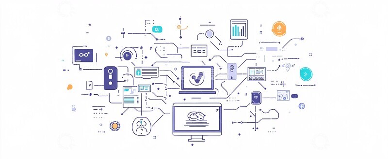 高清大图下载【趣麦麦图】区块链与未来科技