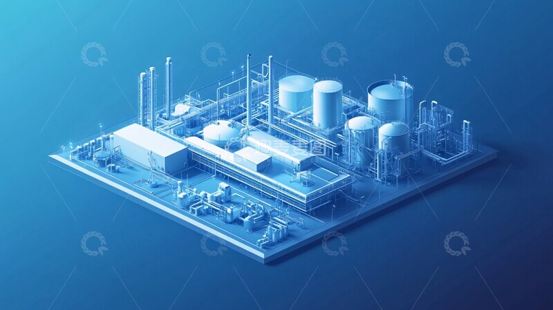 高清大图下载【趣麦麦图】化工管道布局图