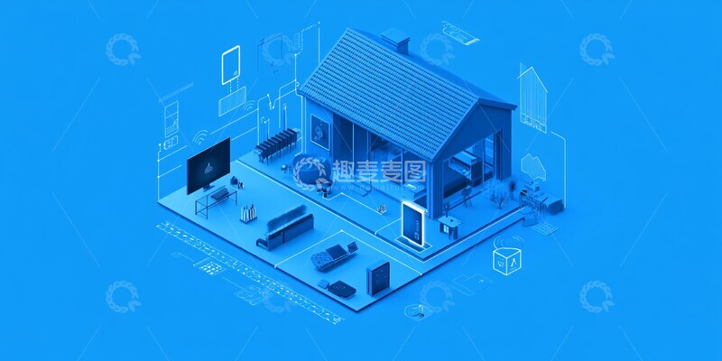 高清大图下载【趣麦麦图】智能家居网络图