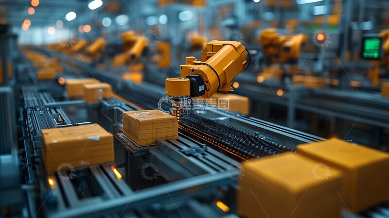 高清大图下载【趣麦麦图】自动化人工智能工厂