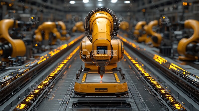 高清大图下载【趣麦麦图】智能生产车间