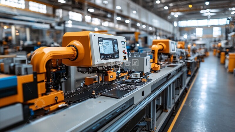 高清大图下载【趣麦麦图】智能工厂自动化生产