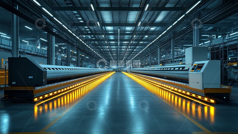 高清大图下载【趣麦麦图】高效制造工厂设备