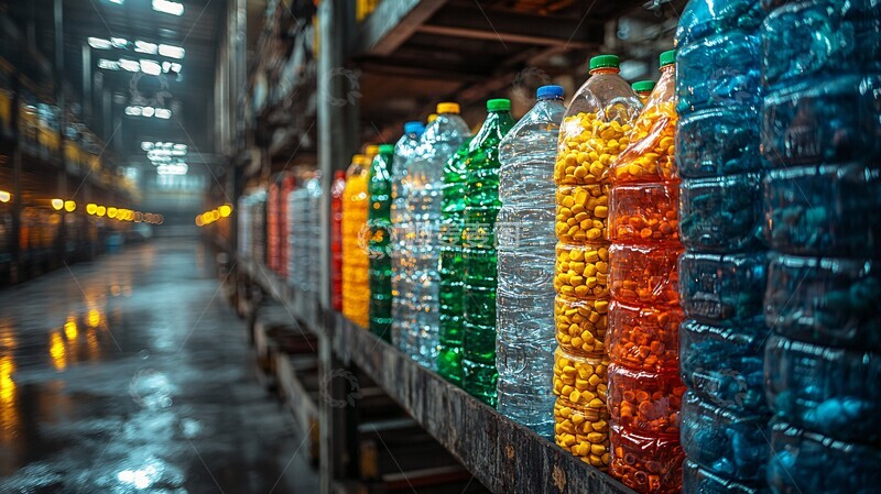 高清大图下载【趣麦麦图】塑料回收加工流程2