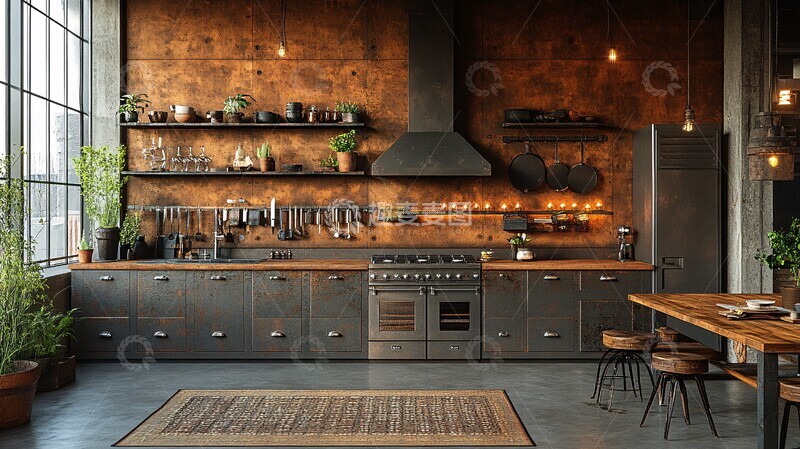 高清大图下载【趣麦麦图】工业厨房设计3