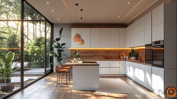 白柜浅木台灯饰3